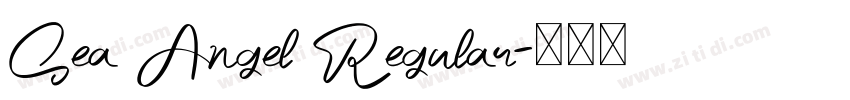 Sea Angel Regular字体转换